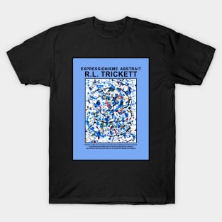 Frenzy in Blue Exhibition Print T-Shirt